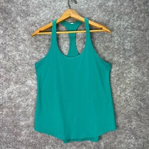 Lululemon Tank Top Womens 6 Green Racerback Lightweight Athletic Yoga Running